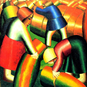 Принимая во урожая – (Kazimir Severinovich Malevich)